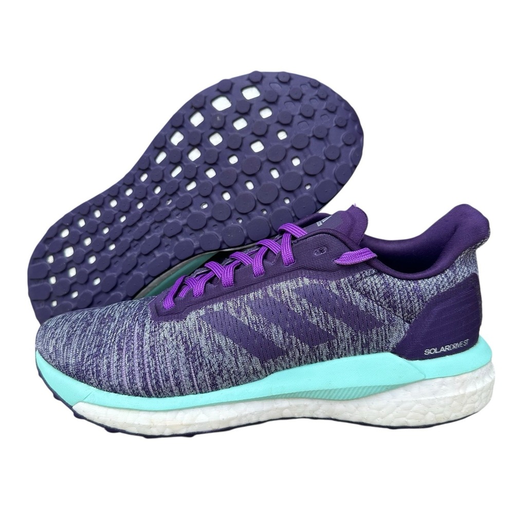 Adidas Solar Drive ST Purple Boost Running‎ Shoes Sneakers Women's Size 6.5 - Picture 2 of 8